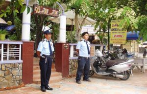 bảo vệ các quán cà phê